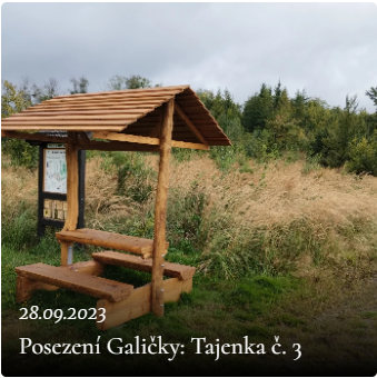 Posezení Galičky: Tajenka č.3