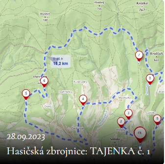 Tajenka č.1 stezka Pivčanky